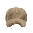 thumbnail image 3 of Khaki Ladies Classic Baseball Cap Adjustable Structured Hat With Curved Bill And Button Top For Outdoor Casual Wear And Sun Protection Free Size, 3 of 8