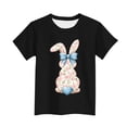 thumbnail image 4 of WRKEKC Boys T-Shirts Short Sleeve Round Neck Easter Print Casual Summer Daily Soft Lightweight Tee Blouse 3-15 Years, 4 of 5