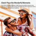 thumbnail image 3 of AI Smart Glasses with Camera, 4K HD Video & Photo Capture, Real-Time Translation, Recording Glasses with AI Assistant, Open-Ear Audio, Object Recognition, Bluetooth, for Travel, 3 of 6