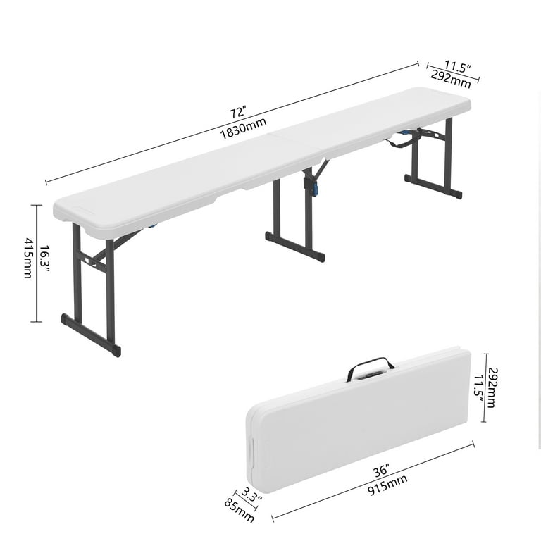 Lifetime fold in half bench sale
