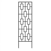 Panacea Contemporary Trellises, Black, 78"H, Pack of 2
