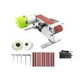 thumbnail image 2 of Mini Ponceuse à Ceinture Électrique Ponçage Polissage Meuleuse Petite Machine à Ceinture de Sable 7 Vitesses Réglables avec 10 Courroies de Ponçage, Largement Utilisée, 2 of 7