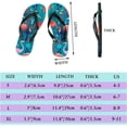 thumbnail image 2 of GZHJMY Flip Flops Slippers Hello Welcome Tropical Flamingo Floral Heart Love Valentines Sandals for Beach Summer Shower Women Men Boy Girl Kid Shoes, 2 of 5