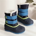 thumbnail image 6 of LYHao Winter Kids Boots Insulated Warm Fleece Lined Non Slip Outdoor Shoes For Girls And Boys Toddler Children ,Girls Boots Sizes 5 Blue(8-12 Months), 6 of 6