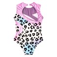 thumbnail image 3 of iiniim Little Girls Summer Sleeveless Swimsuit Active Swimming Bathing Suit One Piece Ballet Leotard, 3 of 7