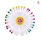 thumbnail image 1 of 12/30Pcs Fashion Crystal Ball Brooch Pin Muslim Hijab Scarf Pins Scarf Clip Wedding Pin For Women Hijab Pins With Hat, 1 of 4