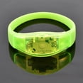 thumbnail image 3 of Bracelet en Silicone pour Spectacle de Concert de Fête avec Lumière LED Flash (Vert), 3 of 4
