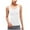 White, variant on Ohufall Workout Tank Top for Women Summer Cool Breathable Mesh Yoga Tank Shirts Fashion Solid Sleeveless Crew-neck Athletic Running Blouses Tops Women Quick-drying Gym Sport Tank Tops