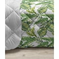thumbnail image 3 of Mandala Down Alternative Comforter, Spring Seasonal Mosaic Vertical Floral Far Eastern, Microfiber Quilt for All Season, 5 Sizes, Jade Green Pale Pink, by Ambesonne, 3 of 3