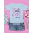 thumbnail image 3 of Virgo Emoji Zodiac Charm - Unique Horoscope Design Youth's T-shirt, 3 of 4