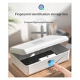 thumbnail image 3 of Safe Finrprint Stora Box Privacy Box Key ID Card Jewelry Box With Combination Lock Stora Safe Security Box ,Strong Secure, 3 of 7