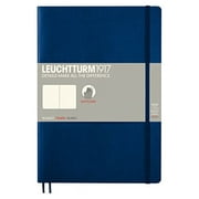 LEUCHTTURM1917 - Composition B5 Plain Softcover Notebook (Navy) - 123 Numbered Pages