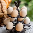 thumbnail image 4 of Iron Rack Rooster Tray For 12 Fresh Eggs, 4 of 5