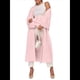 thumbnail image 2 of Suéteres Tipo Cárdigan Largos, Acogedores y Peludos para Mujer, Informales, de Larga y con Abertura Frontal, de Mohair. Rosa Talla Única, 2 of 7