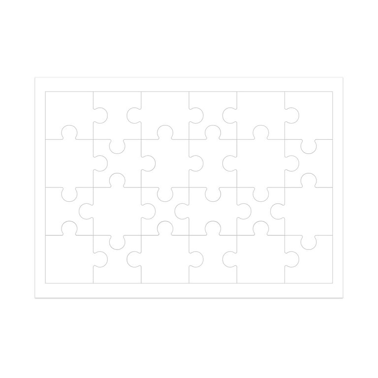 Print-A-Puzzle  Pre-Perforated, Printable Puzzle Paper