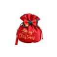 thumbnail image 2 of SASHENHG Christmas Velvet Bag Christmas Eve Drawstring Packaging Bag, 2 of 6