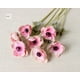 thumbnail image 3 of Paquete de 10 arbustos de flores florecientes de anémona artificial con follaje verde para decoración de hogar, restaurante, oficina y boda Fokelyi CZJJ-HQ93-1, 3 of 4