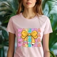 thumbnail image 5 of Maestra Teacher Shirt with Pencil Bow and Daisies, Spanish Educator Tee, CarolinaBlue, Size S, 5 of 6