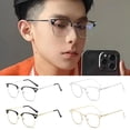 thumbnail image 2 of OPDBN Fashion Half Frame Eyewear Anti Blue Light, 2 of 8