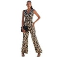 thumbnail image 2 of LASCANA Women's Tie Detail Jumpsuit Smocking, 2 of 6