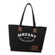 thumbnail image 4 of Bolso de lona para mujer, estilo hobo, estilo casual, ligero y tipo tote. Negro, 4 of 9