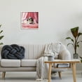 thumbnail image 2 of Stupell Industries Adorable House Bunny Rabbit Breakfast In Bed Pink, 17 x 17, Design by Lucia Heffernan, 2 of 8