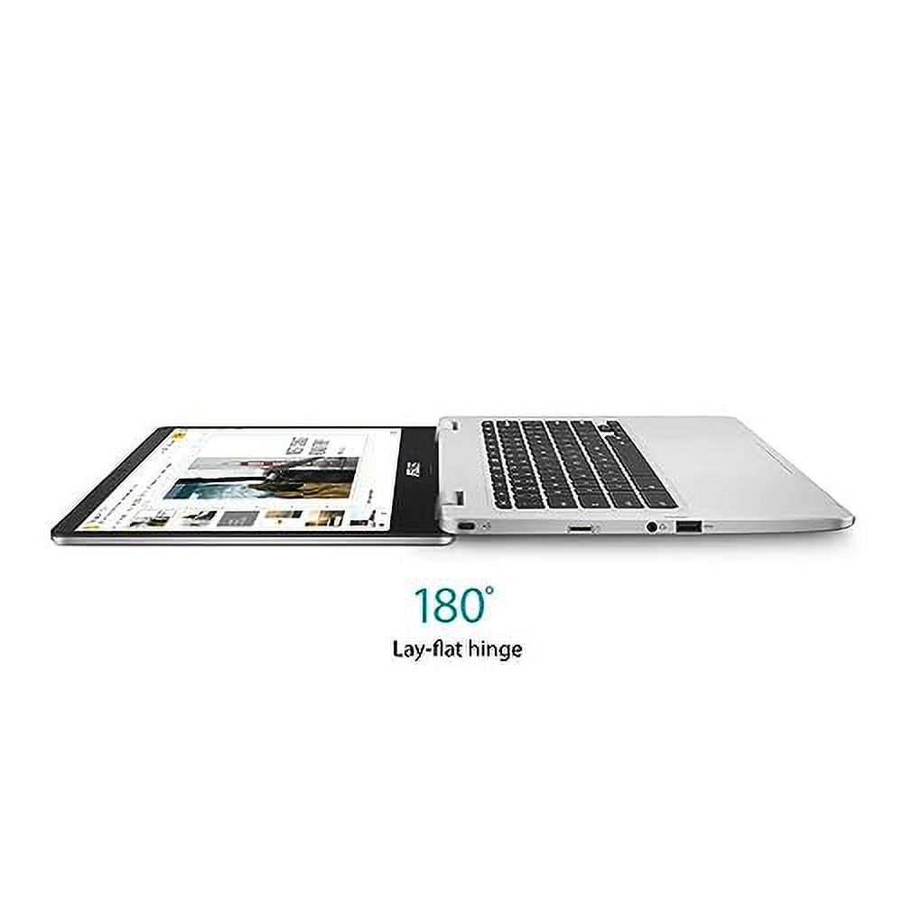 Asus Chromebook C424 C424MA-WH44F 14 Chromebook - Full HD - 1920 x 1080 - Intel Celeron N4020 Dual-core [2 Core] 1.10 GHz - 4 GB Total RAM - 64 GB Flash Memory - Silver