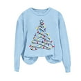 thumbnail image 4 of Craaazy Cozy Sweatshirt for Women Christmas Printed Long Sleeve Casual Tops Gifts, 4 of 4