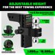 thumbnail image 2 of Receptor ajustable Trailer Hitch Rhino USA de 2.5 pulgadas, 2 of 7