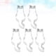thumbnail image 5 of 5 cortadores de galletas de acero inoxidable para hacer tú mismo, moldes para hornear, diseño de gato para el hogar (plateado), 5 of 8