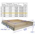 thumbnail image 3 of CabinetRTA Soft-Close DIY Slide Out Cabinet Shelf Pull-Out Wood Drawer Storage (W)27 x (D)21, 3 of 10