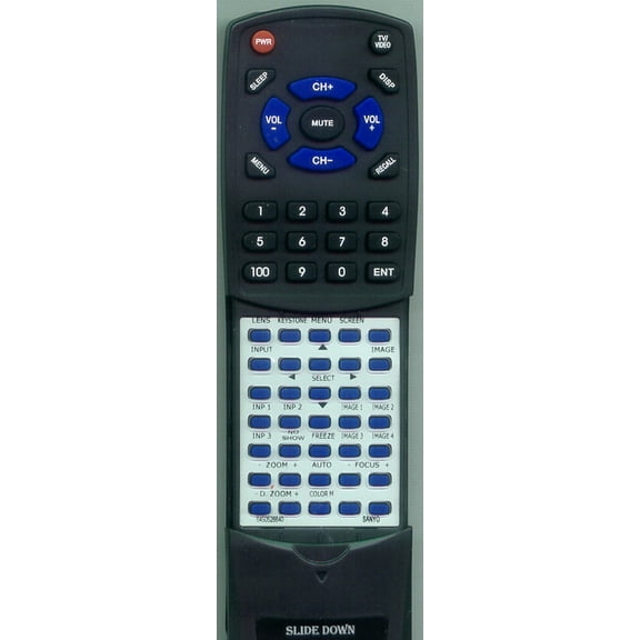 Replacement Remote for SANYO 645 052 6640, RT6450526640, CXLK, PLV70