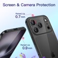 thumbnail image 4 of JETech Slim Case for iPhone 17 Pro 6.3-Inch with Camera Lens Full Protection, Ultra-Thin Lightweight Clear Minimalist Protective Phone Cover (Black), 4 of 5