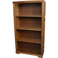 thumbnail image 2 of American Heartland 93360DK 60 in. Oak Open Bookcase with Arched Base, Dark, 2 of 3