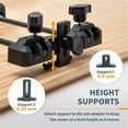 thumbnail image 2 of POWERTEC Router Guide Rail Adapter System for Makita/Festool Track Saw Guide Rail, Circular Saw, Compact Router & Plunge Router (71085), 2 of 6
