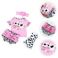 thumbnail image 6 of Hemoton 4pcs Reborn Baby Girl Dolls Clothes Girls Pink Outfits for 20"-22" Reborn Doll, 6 of 6