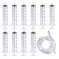 thumbnail image 4 of fastboy 10Pcs PVC Measuring Tool 10ML Washable Portable Refillable Scaled Experiment Industrial Pet Feeding Water Dispenser Tube Pipe, 4 of 9