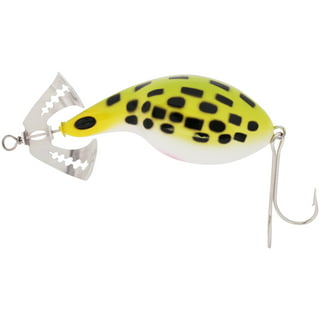 Arbogast Jointed Jitterbug 5/8 Oz Fishing Lure - Frog/white Belly