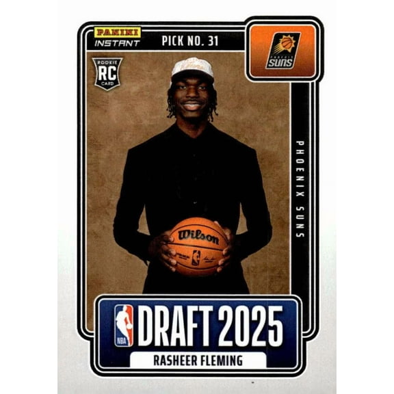 2025-26 Instant Draft Night Basketball Rasheer Fleming NBADN-27 [Rookie]