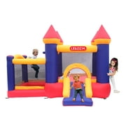 Zimtown Inflatable Bounce House, Jumping Outdoor Air Castle for Kids with 350W Air Blower for Backyard, Park, Lawn