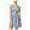 Blue - pasblue, variant on B. DARLIN Womens Printed Illusion Fit & Flare Dress, Blue, Juniors, 1/2