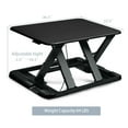 thumbnail image 3 of Giantex Height Adjustable Standing Desk, Sit Stand Desk, Desktop Elevating PC Laptop Workstation, Desk Riser Stand for Home Office, Black, 3 of 6