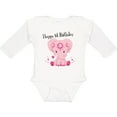 thumbnail image 3 of Inktastic Aditi 1st Birthday Elephant Pink Cute Boys or Girls Long Sleeve Baby Bodysuit, 3 of 5
