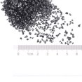 thumbnail image 4 of Triturado Vidrio Chips 100g/3.5oz 2mm-4mm Irregular Metálico Brillante Vidrio para Artesanía Bricolaje Jarrón Relleno Epoxi Resina Decoración, Negro, 4 of 5