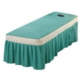 thumbnail image 3 of Rongfmy Housse de Drap de table de Massage Housse pour table de Traitement de table Cosmétique table de Massage Vert, 3 of 9
