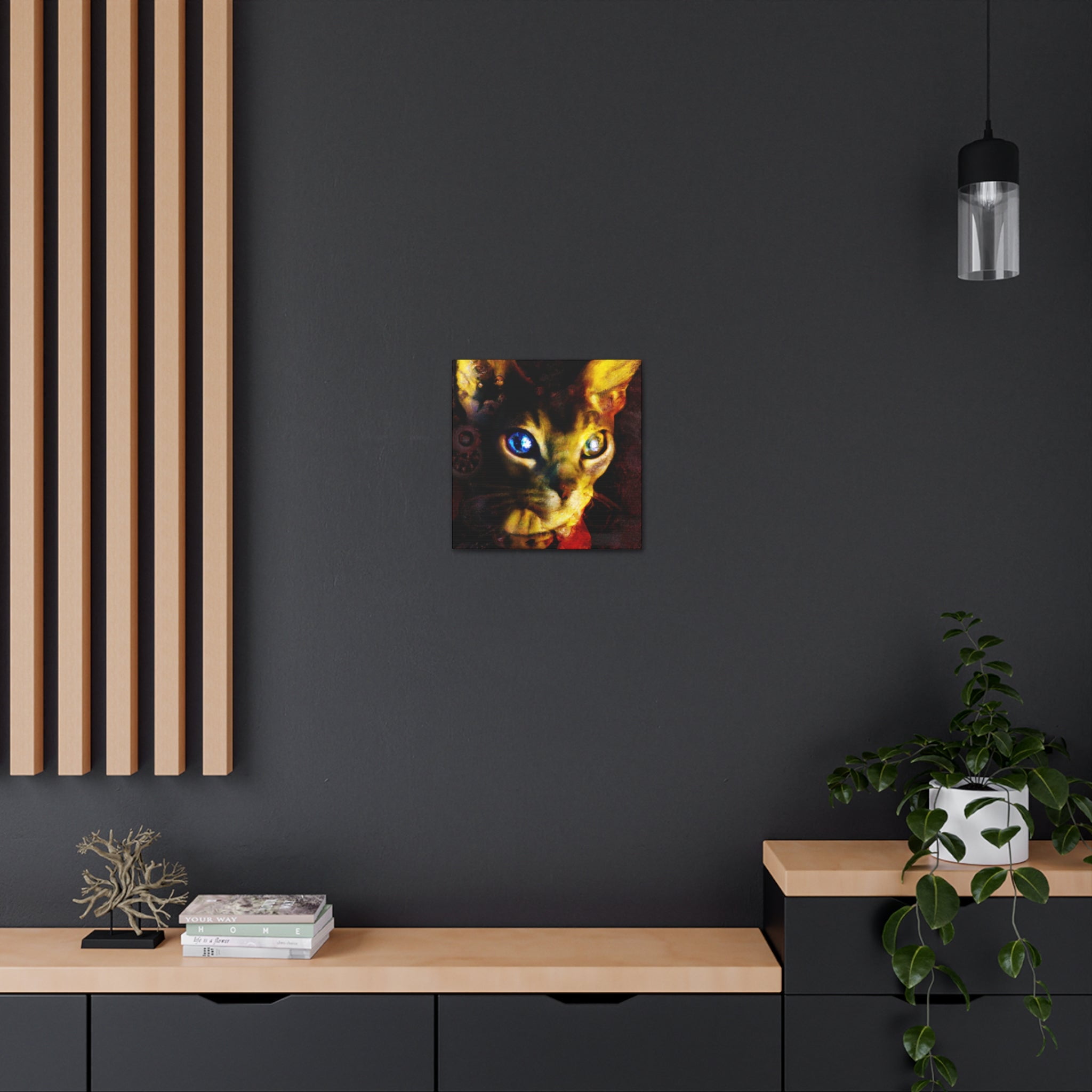 "Abyssinian Steampunk Dream" - Canvas