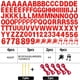 thumbnail image 2 of Kit de Banner DIY Feliz Cumpleaños con 129 Piezas y Brillo Rojo MFLUEEWR, 2 of 8
