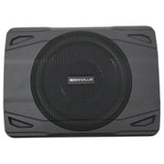 Rockville SS8P 400w 8 Slim Under-Seat Active Powered Car/Truck Subwoofer Sub