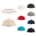 thumbnail image 5 of FLAME&SHADE 9 ft Half Round Outdoor Market Patio Table Umbrella with Tilt for Wall Balcony, Beige, 5 of 7