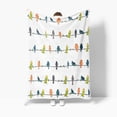 thumbnail image 3 of Bird Throw Blanket, Colorful Type of Birds Sitting and Chirping on Wires Musical Minimalist Throw Blanket, Modern Throw Flannel Blankets for Couch & Bed, Bird Blanket 50" x 60", Warm Blankets, 3 of 4